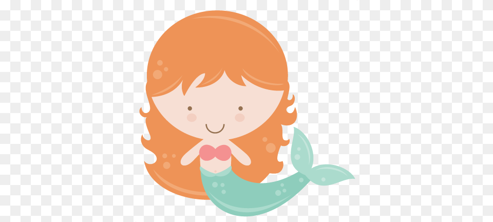 Mermaid Clipart Face, Head, Person, Baby Free Transparent Png