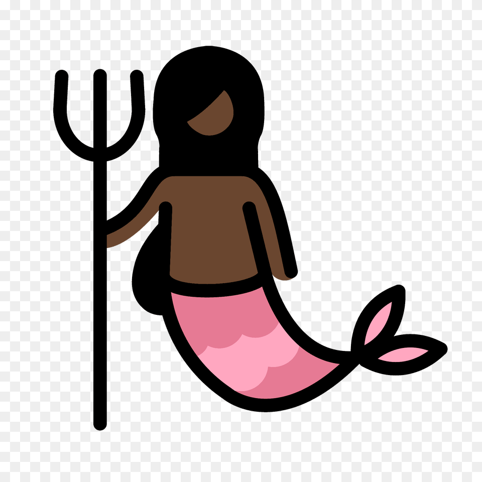 Mermaid Emoji Clipart, Cutlery, Fork, Trident, Weapon Png