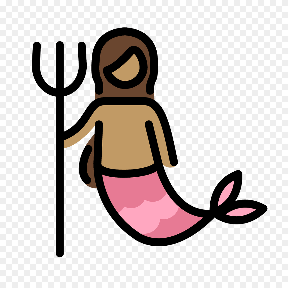 Mermaid Emoji Clipart, Cutlery, Fork, Dynamite, Weapon Free Png Download