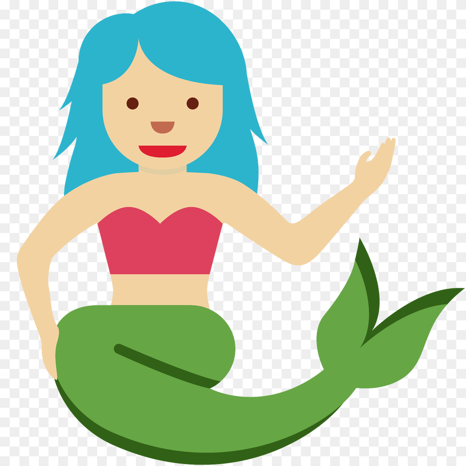 Mermaid Emoji Clipart, Elf, Face, Head, Person Free Png