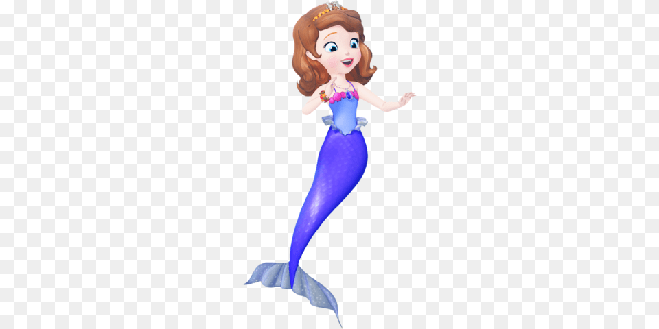 Mermaid Form Sofia The First Mermaid Sofia, Person, Cartoon, Face, Head Free Transparent Png