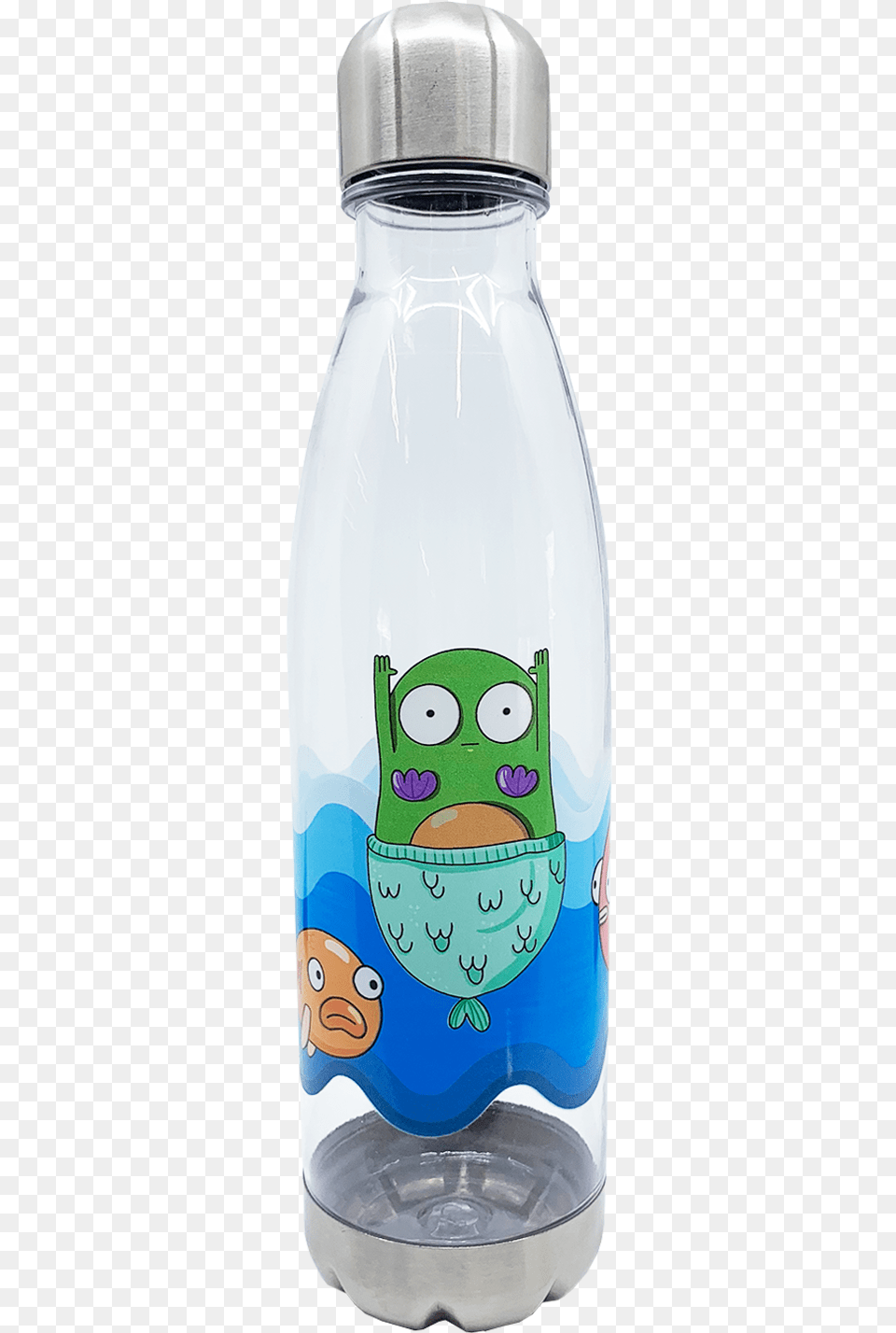 Mermaid Guacardo Water Bottleclass Lazyload Lazyload Water Bottle, Jar, Animal, Bird, Face Free Png Download
