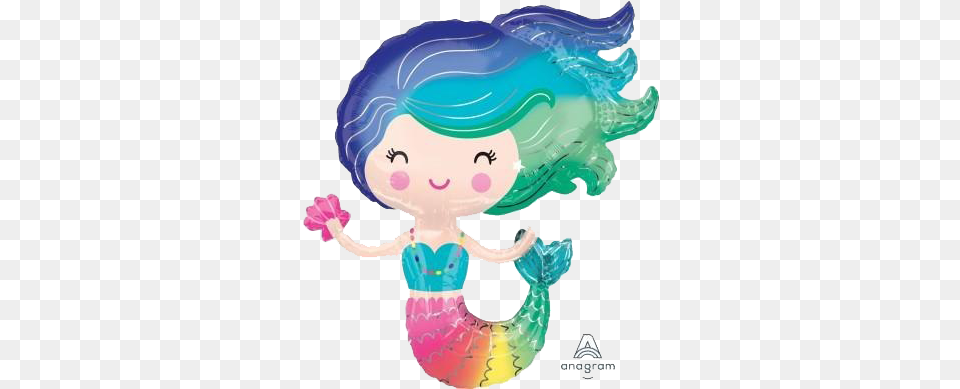 Mermaid Images Mermaid Balloon Foil, Toy, Nature, Outdoors, Snow Png Image