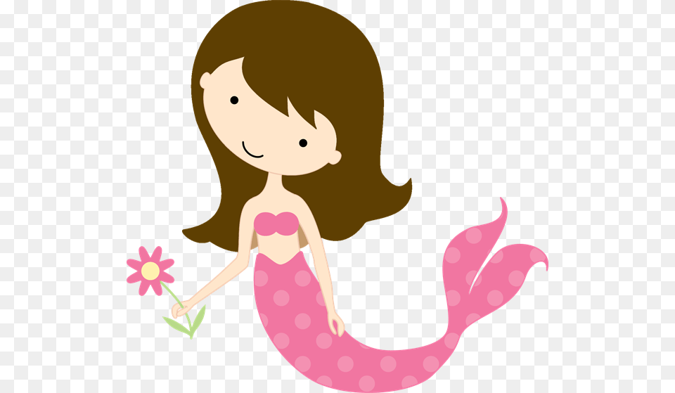 Mermaid Invitation Template Images, Baby, Person, Cartoon, Face Free Png Download