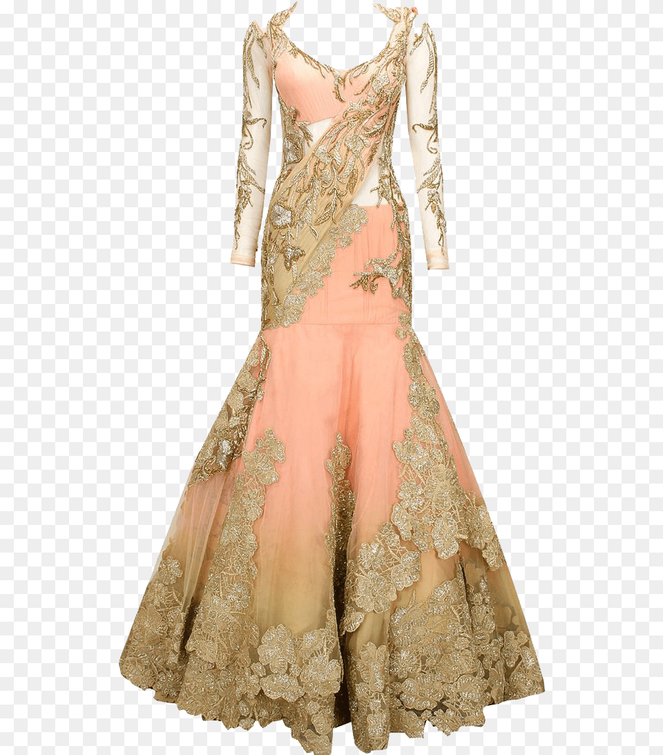 Mermaid Lehenga Background Western Latest Gown Design, Wedding Gown, Wedding, Formal Wear, Fashion Png