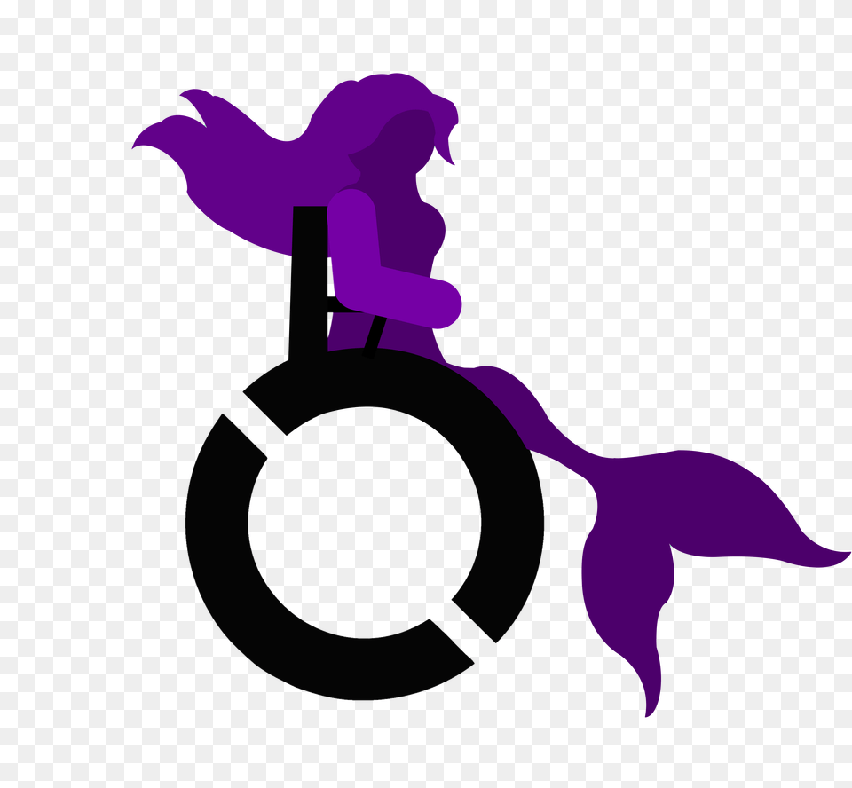 Mermaid Logo Disabled Identity, Animal, Bird, Art, Graphics Png