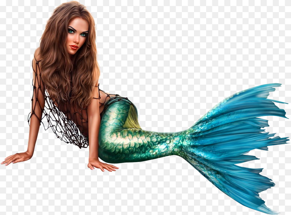 Mermaid Mermaid Woman, Adult, Female, Person, Clothing Png Image