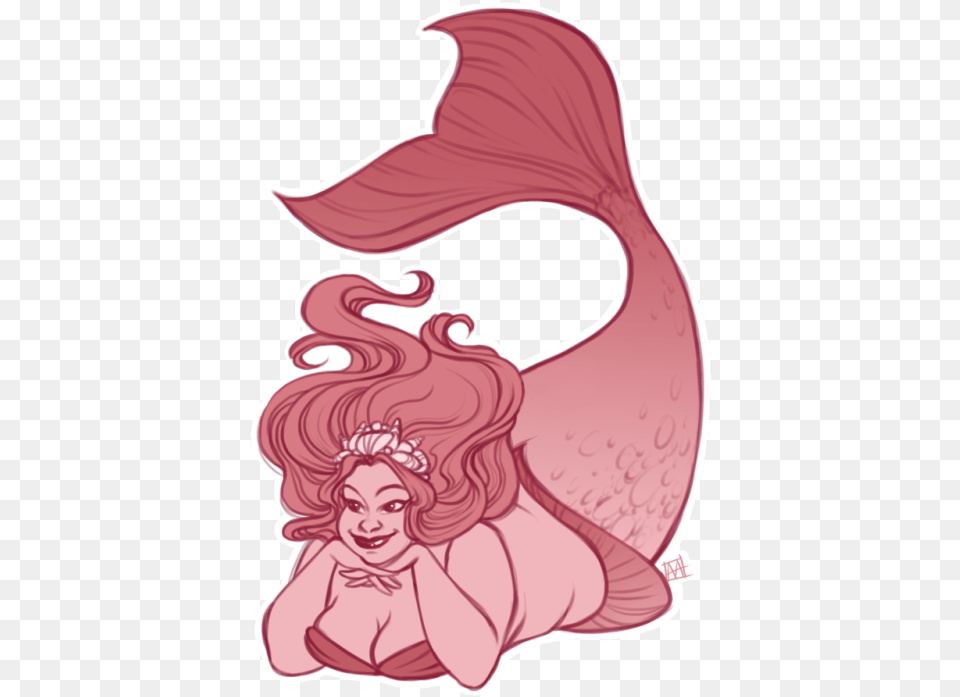 Mermaid Mermaids Sketches Art Artists On Tumblr Illustration Illustration, Face, Head, Person, Baby Free Transparent Png