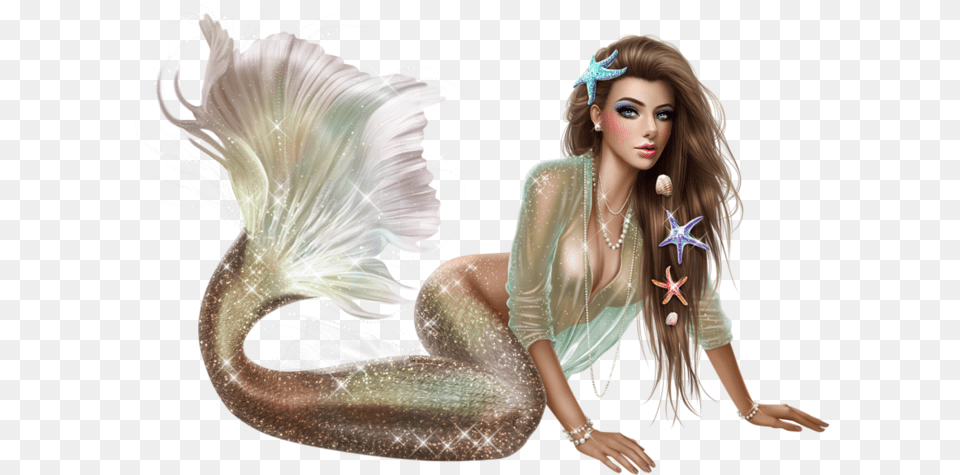 Mermaid Models Background, Adult, Female, Person, Woman Free Transparent Png