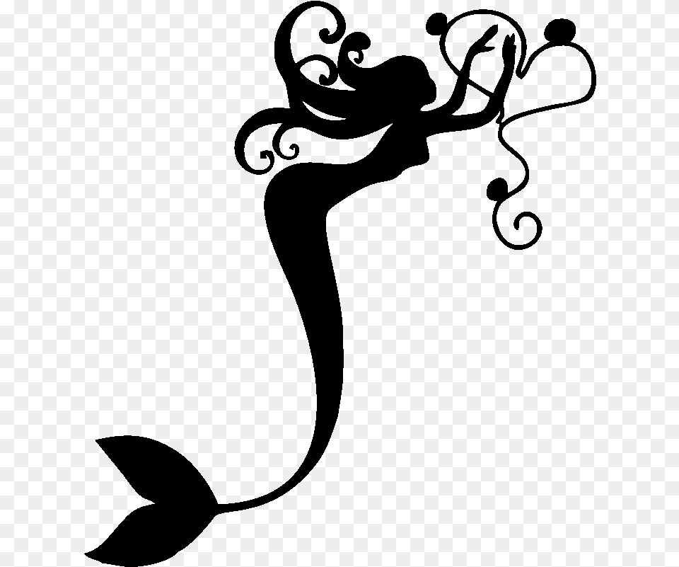 Mermaid Mom, Gray Png Image