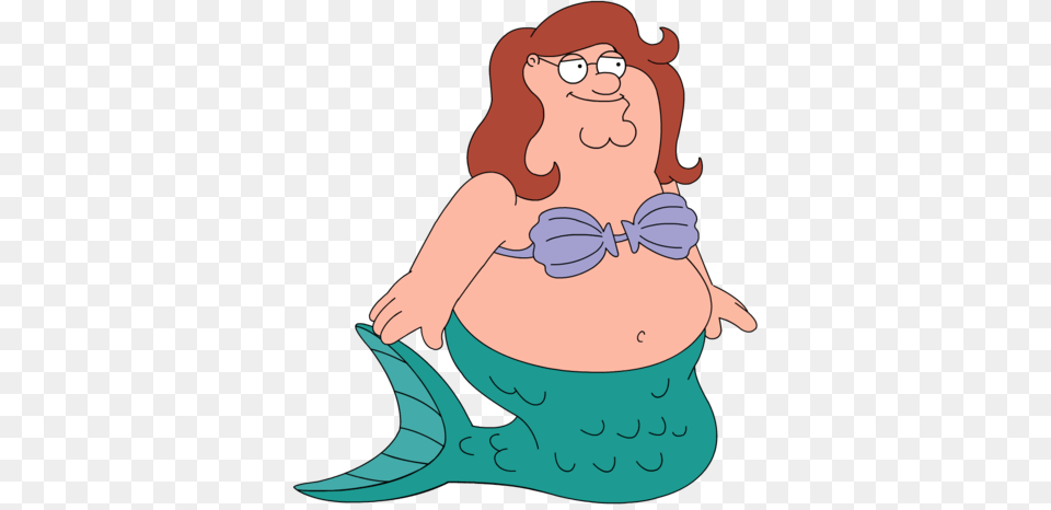 Mermaid Peter Family Guy The Quest For Stuff Wiki Fandom, Baby, Formal Wear, Person, Cartoon Free Png Download