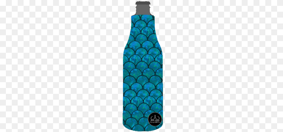 Mermaid Scales Oz Bottle Coolie, Alcohol, Beer, Beverage Free Transparent Png