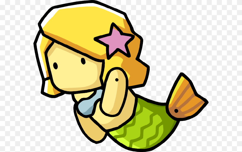 Mermaid Scribblenauts Mermaid, Ammunition, Grenade, Weapon Png Image