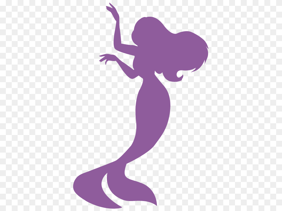 Mermaid Silhouette Clip Art, Person Free Png