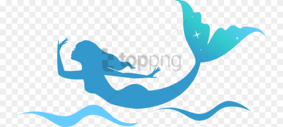Mermaid Silhouette Mermaid, Water Sports, Water, Leisure Activities, Swimming Png