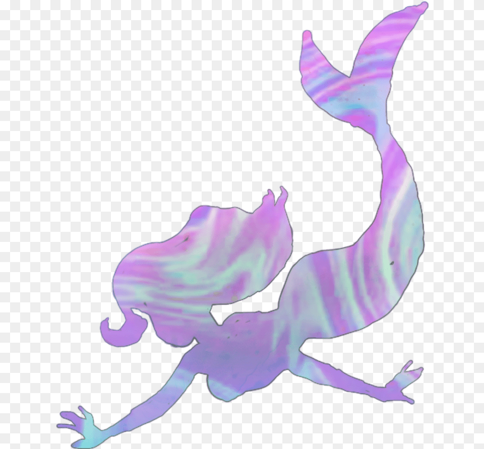 Mermaid Sirensurrealism Trippy Psy Kawaii Pastelgoth Transparent Pastel Mermaid, Baby, Person, Animal, Gecko Png