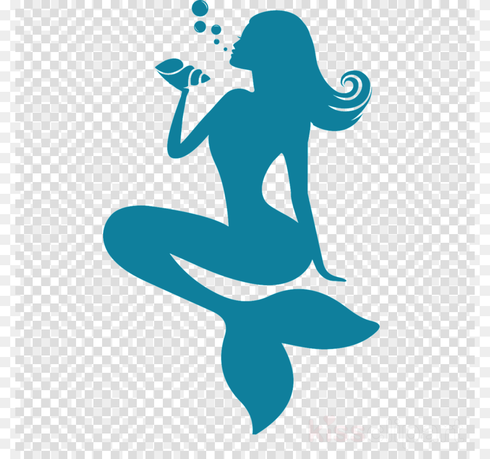 Mermaid Tail Silhouette, Person Free Png Download