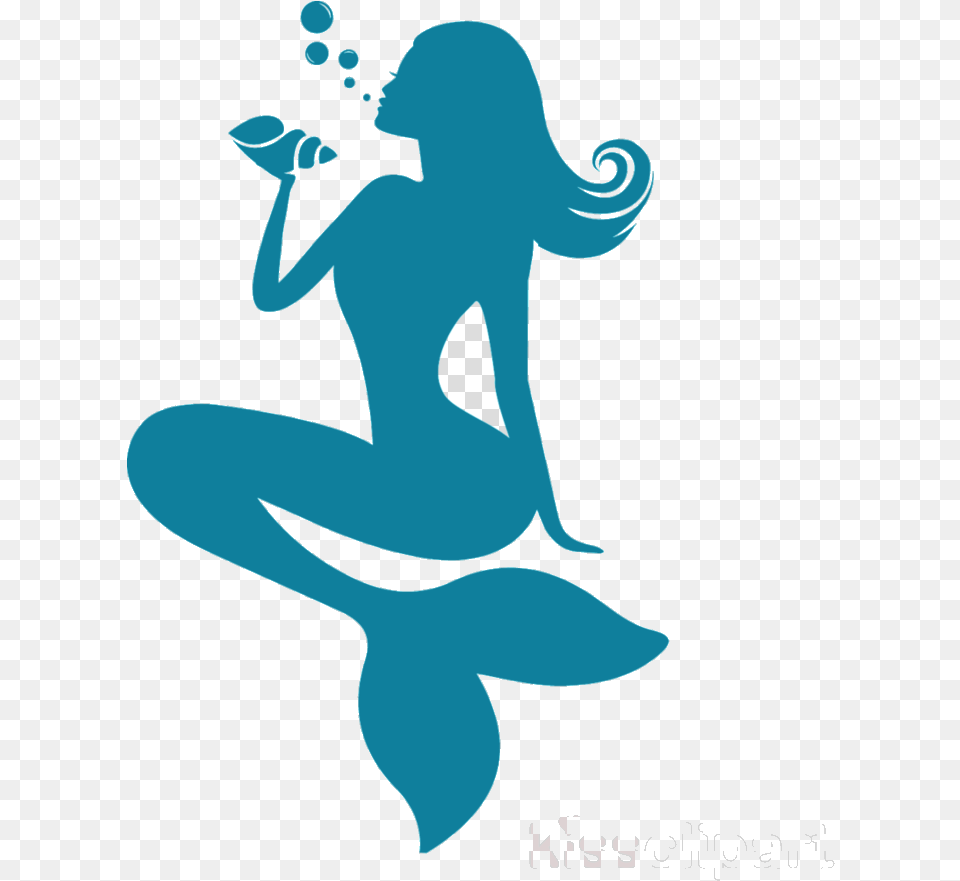Mermaid Tail Silhouette Clipart Ariel Clip Art Silhouette Mermaid Clipart, Person, Animal, Mammal, Sea Life Free Transparent Png