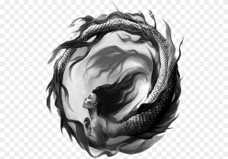 Mermaid Tattoo Drawing Siren Sketch Dark Mermaid Tattoos, Adult, Wedding, Person, Female Png