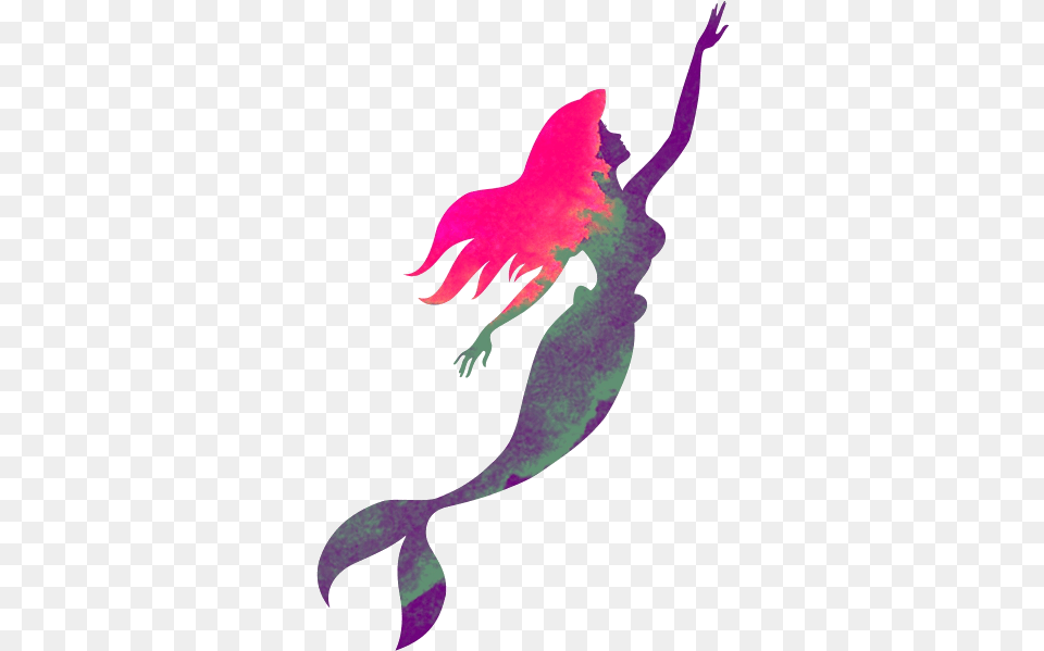 Mermaid Tumblr Transparent Silhouette Little Mermaid Svg, Electronics, Hardware Free Png Download