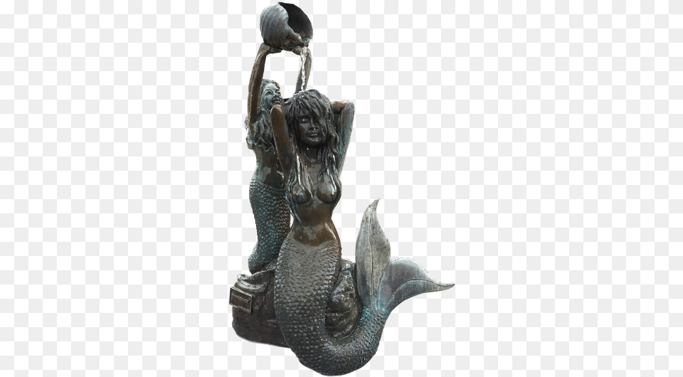 Mermaidmermaid Statuebronze Sirene Statue, Art, Figurine, Bronze, Electronics Free Png