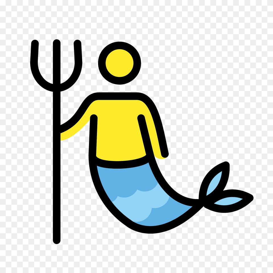 Merman Emoji Clipart, Cutlery, Fork, Smoke Pipe Free Png Download