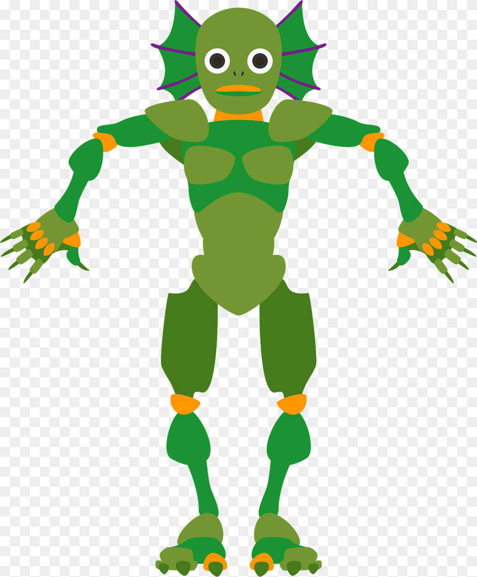 Merman Mythical Creature Clipart, Green, Alien, Baby, Person Free Png Download