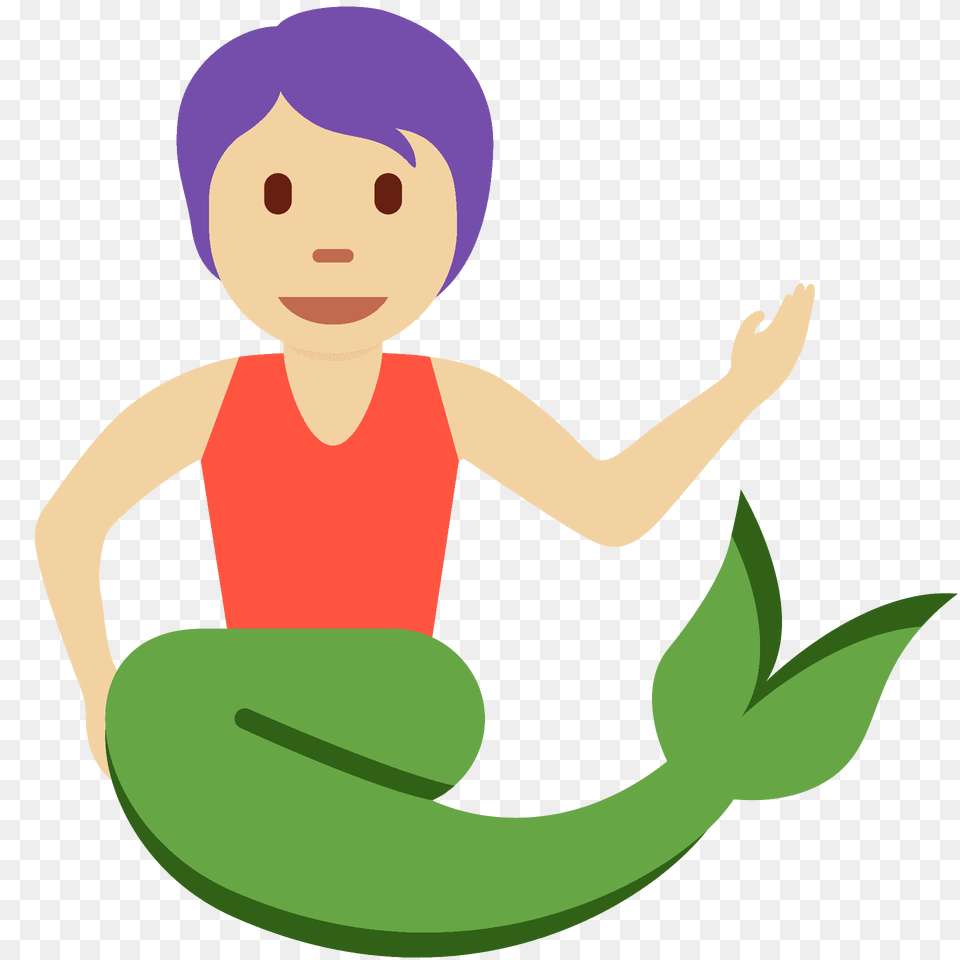 Merperson Emoji Clipart, Baby, Face, Head, Person Free Png