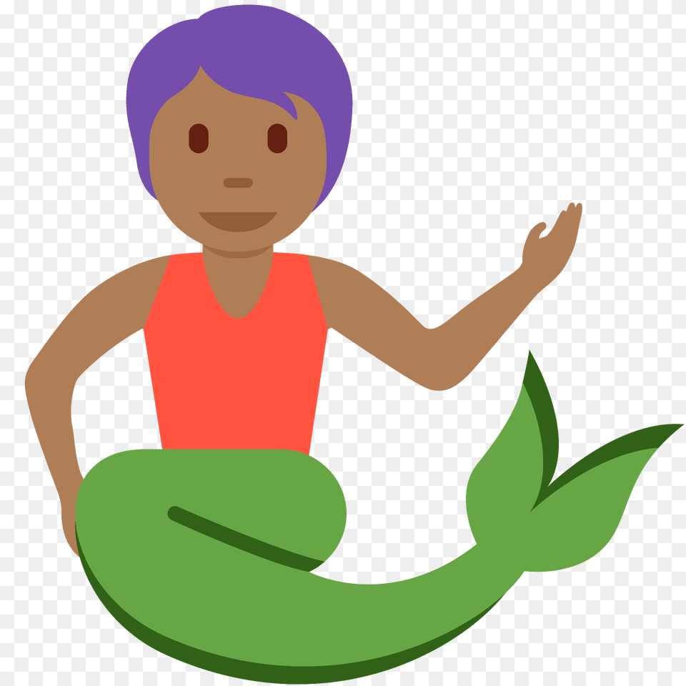 Merperson Emoji Clipart, Baby, Person, Face, Head Free Transparent Png