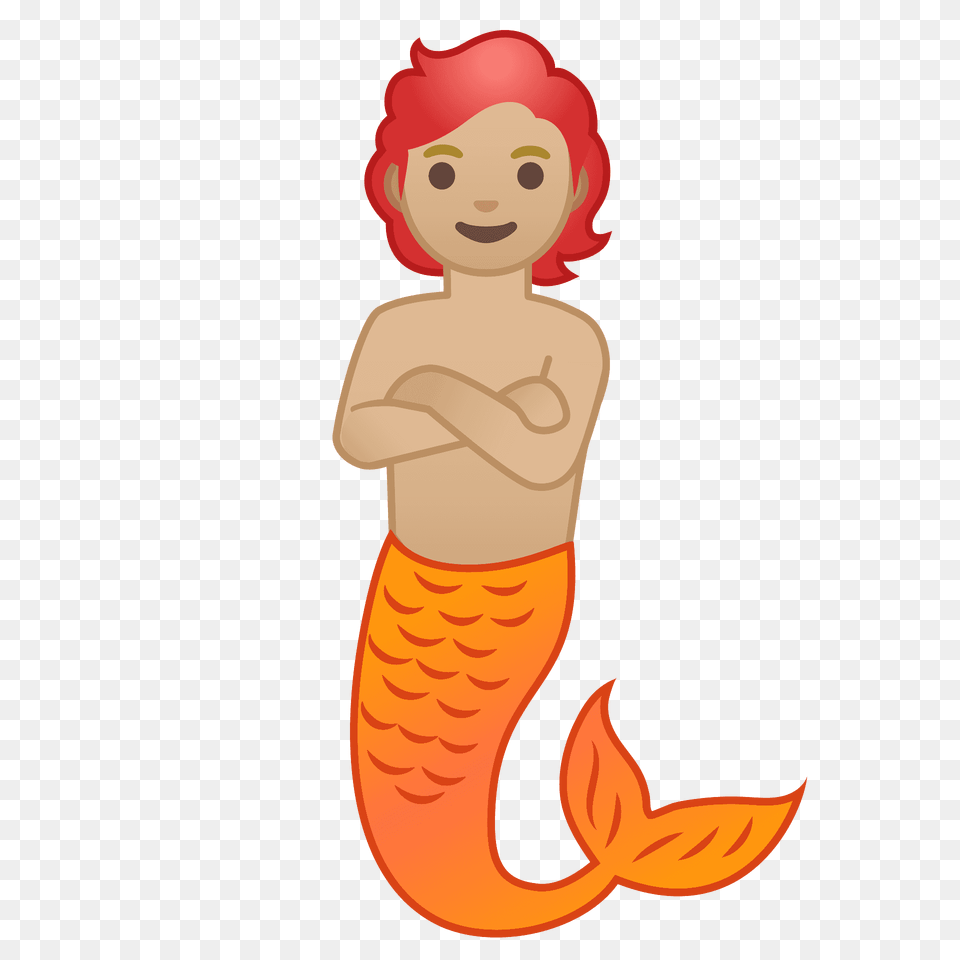 Merperson Emoji Clipart, Baby, Person, Face, Head Free Transparent Png