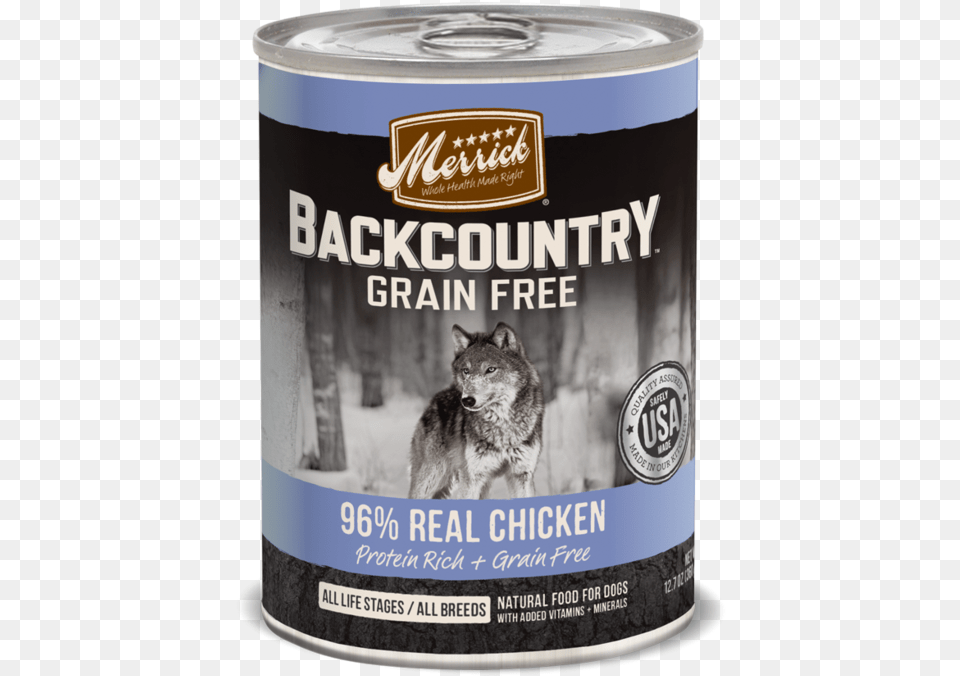 Merrick Backcountry Grain Backcountry 96 Chicken Merrick Backcountry 96 Real Chicken Can Dog Food, Aluminium, Tin, Canned Goods, Canine Free Png Download
