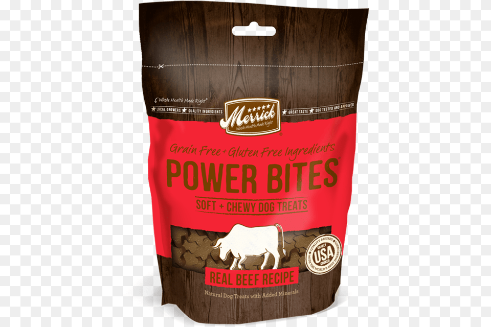 Merrick Power Bites, Animal, Bull, Mammal, Food Free Transparent Png