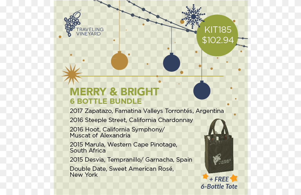 Merry Amp Bright Handbag, Accessories, Bag, Advertisement Free Png
