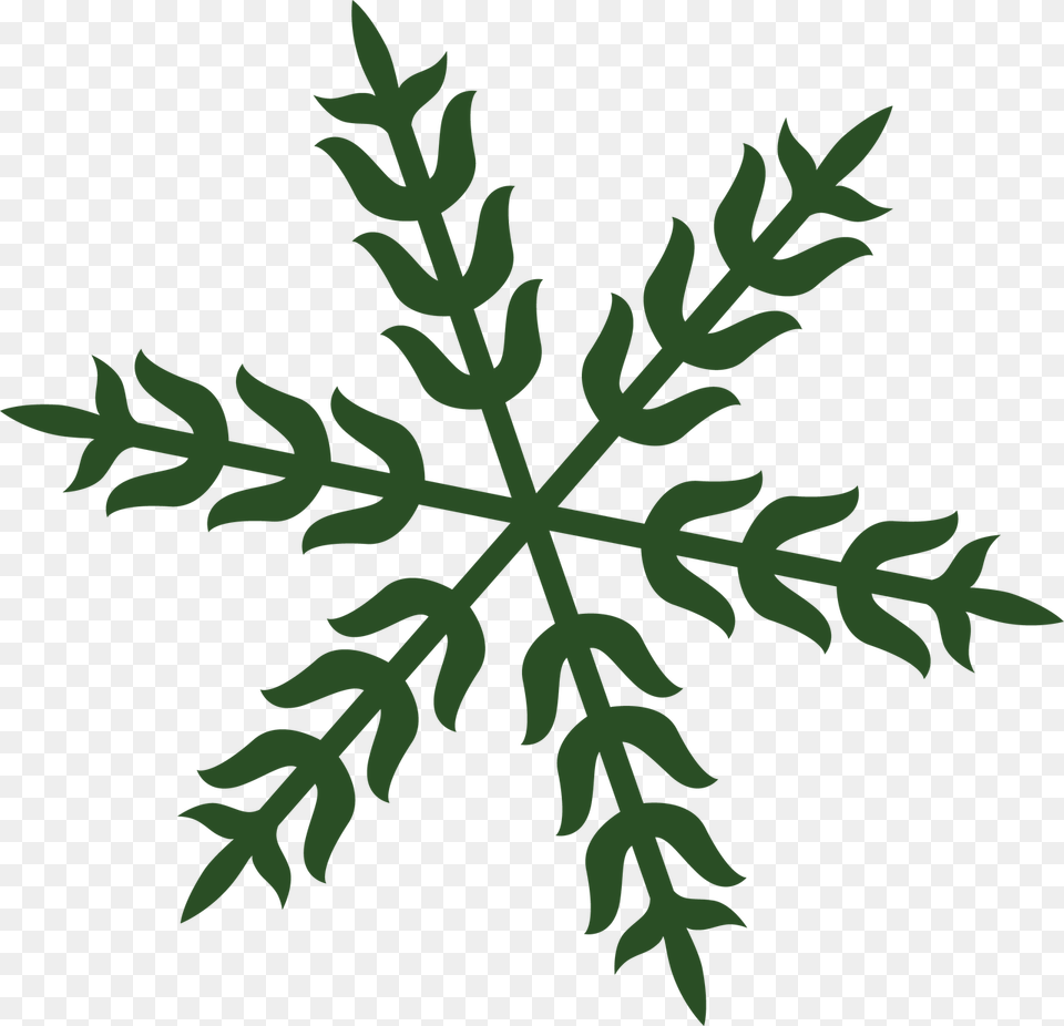 Merry Amp Bright Snowflake Glitter Snowflake Transparent Background, Leaf, Nature, Outdoors, Plant Free Png Download
