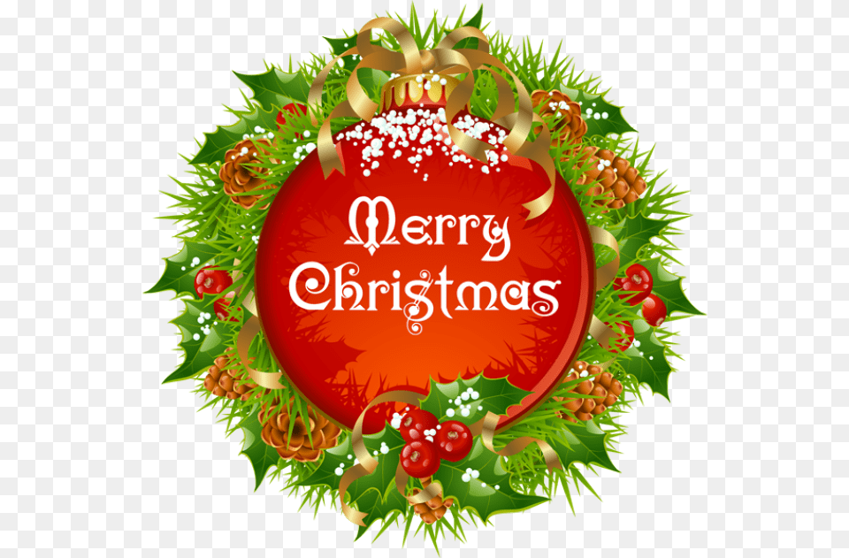 Merry Chrismas Wreath, Envelope, Greeting Card, Mail, Plant Free Transparent Png