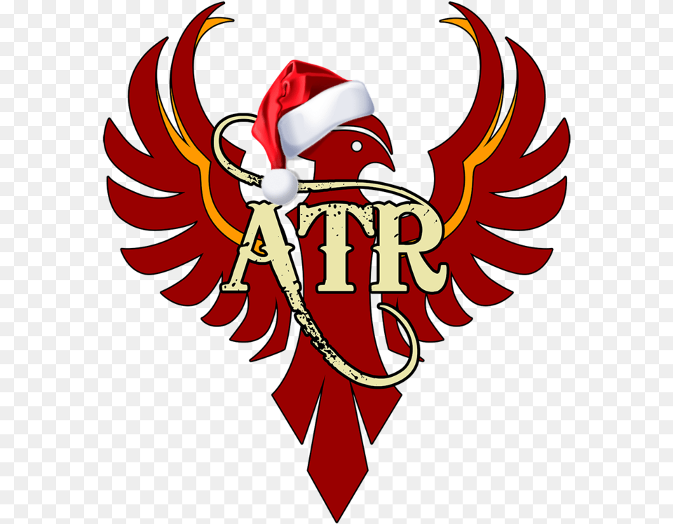 Merry Christmas Atrbird Atr Logo, Emblem, Symbol, Person Free Png Download