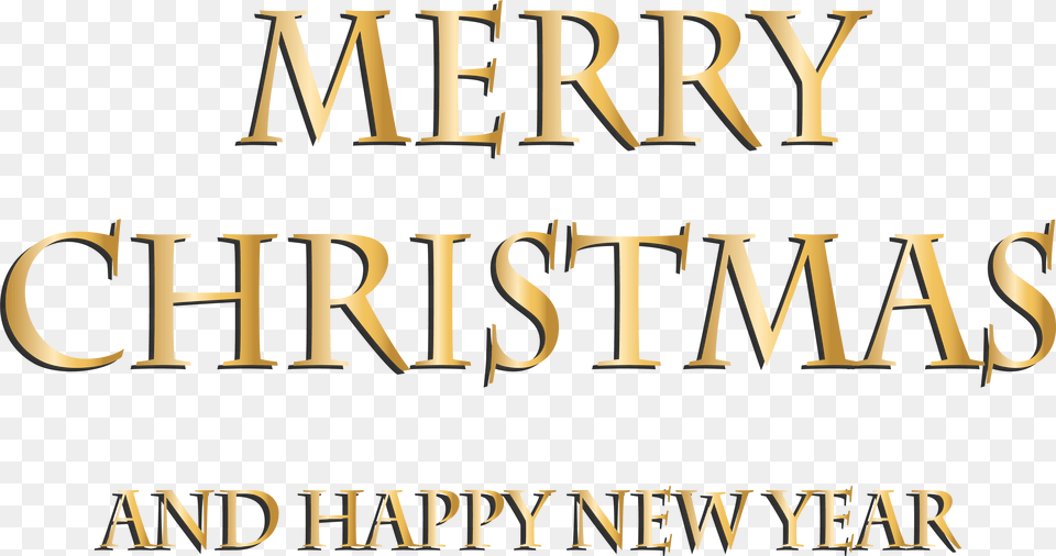 Merry Christmas And A Happy New Year, Book, Publication, Text, Alphabet Png