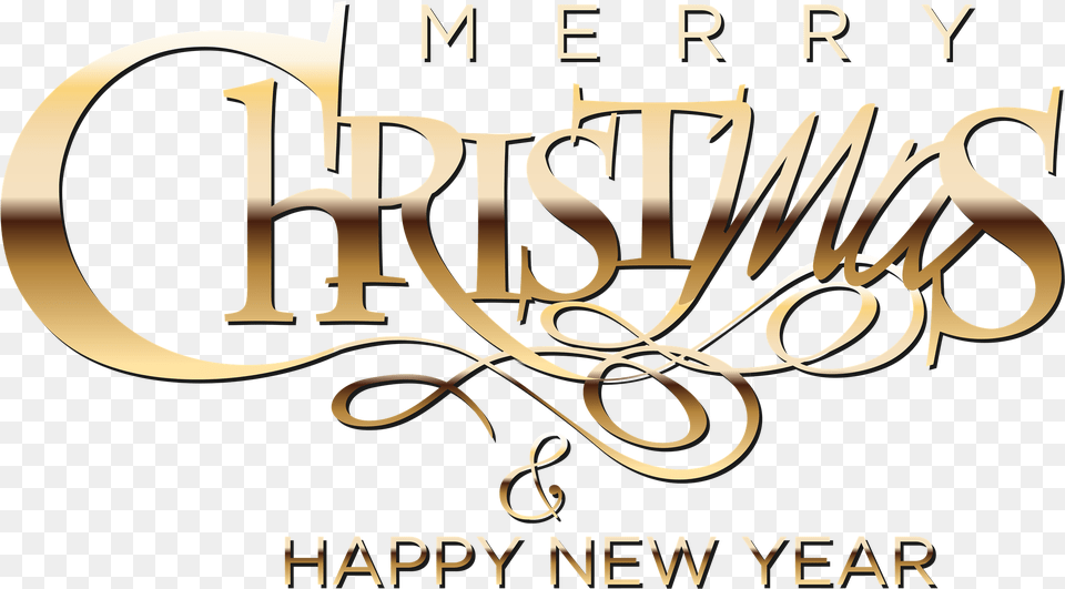 Merry Christmas And A Happy New Year Clipart, Book, Publication, Text Free Png Download