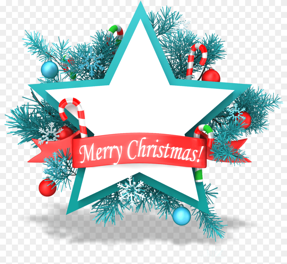 Merry Christmas And A Happy New Year Merry Christmas Star Clipart, Christmas Decorations, Festival Free Png Download