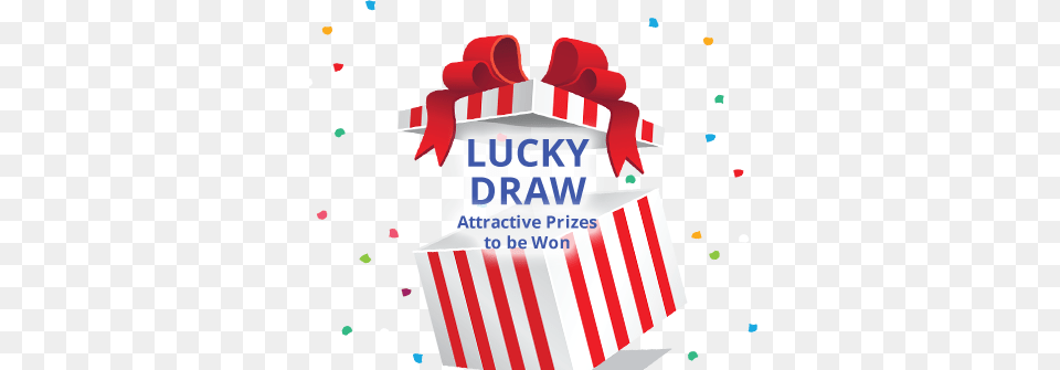 Merry Christmas And Happy Holidays Lucky Draw Prizes, Dynamite, Weapon, Paper, Flag Free Png Download