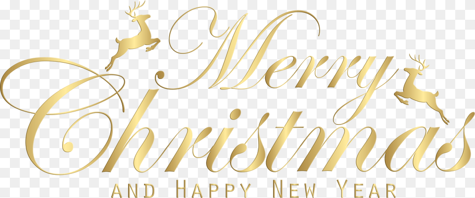 Merry Christmas And Happy New Year 2018 Merry Christmas And Happy New Year, Animal, Deer, Mammal, Wildlife Png Image
