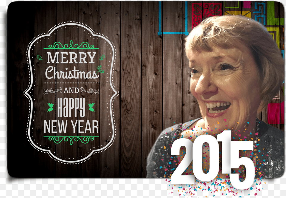 Merry Christmas And Happy New Year, Woman, Adult, Portrait, Photography Free Png Download