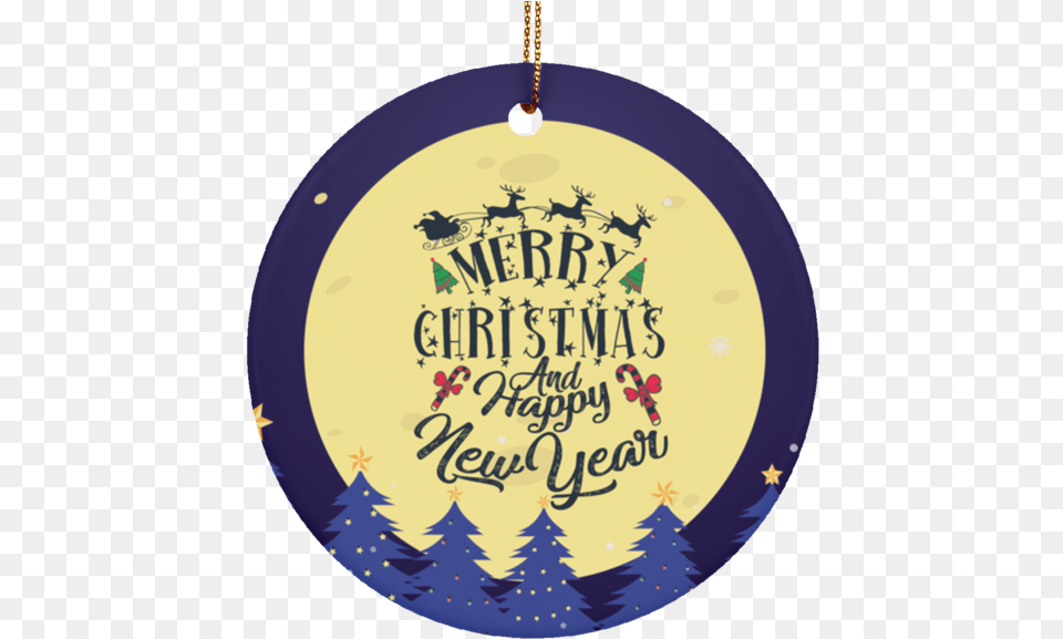Merry Christmas And Happy New Year, Accessories, Plate Free Png