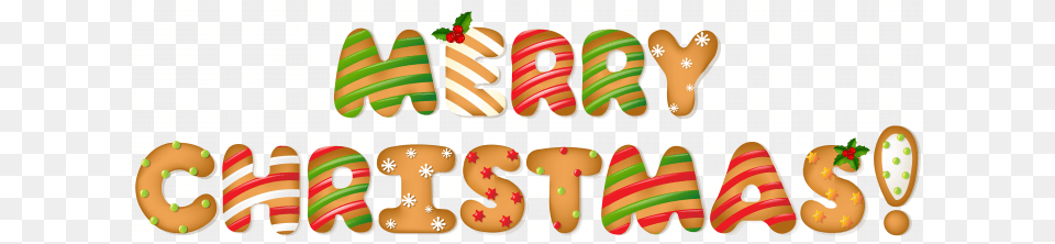 Merry Christmas And Happy New Year Banner Clipart Cute Merry Christmas, Food, Sweets, Cookie Free Png Download