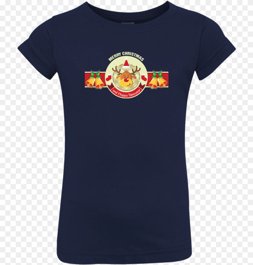 Merry Christmas And Happy New Year Banner The Bell Active Shirt, Clothing, T-shirt Png Image