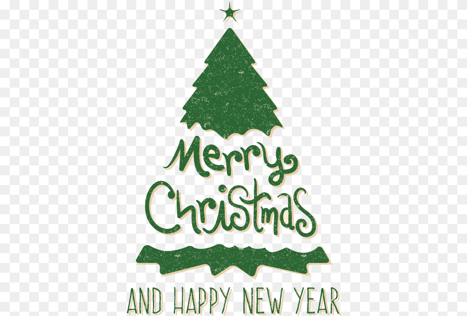 Merry Christmas And Happy New Year Christmas Tree, Plant, Festival, Christmas Decorations, Wedding Free Transparent Png