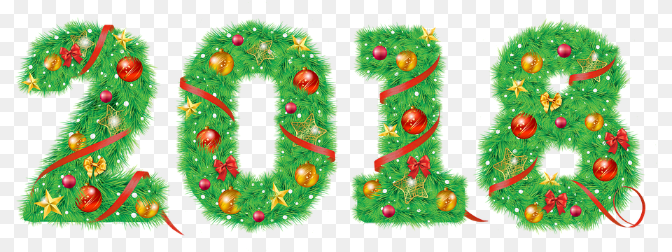 Merry Christmas And Happy New Year From Homestead Novim Godom 2018, Number, Symbol, Text, Green Free Transparent Png