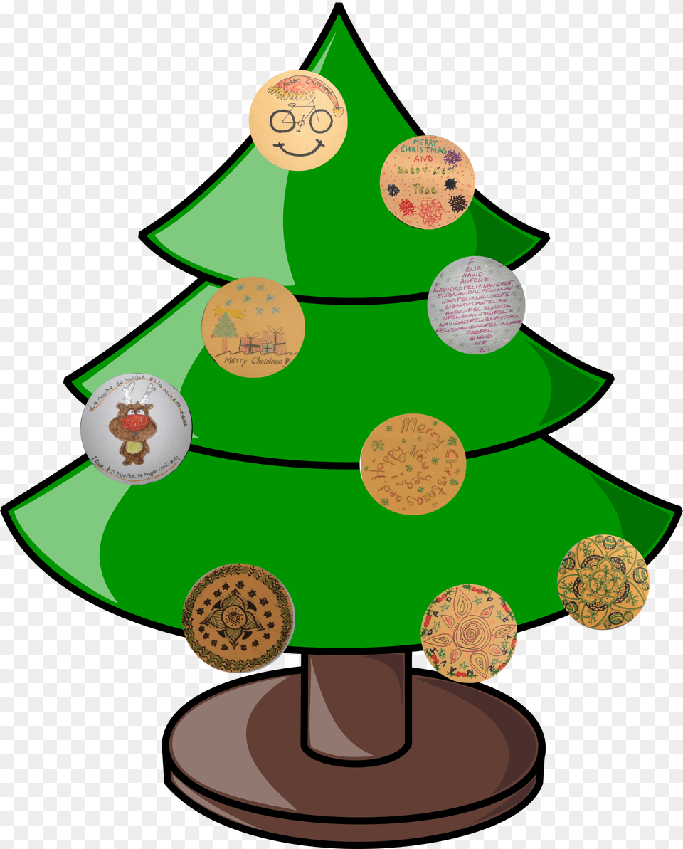 Merry Christmas And Happy New Year I Want Pizza English, Christmas Decorations, Festival, Christmas Tree, Nature Free Png Download