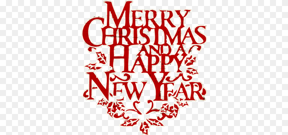 Merry Christmas And Happy New Year Lettering Merry Christmas Word Art, Dynamite, Weapon, Text Png