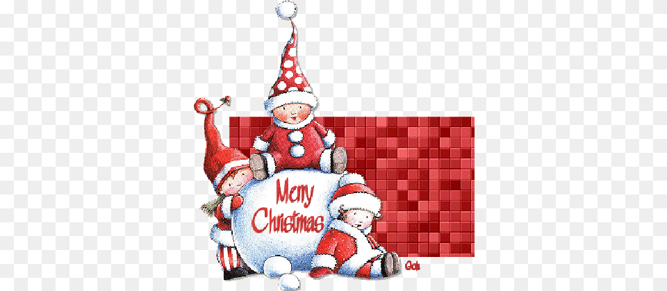 Merry Christmas Animated Gif Clipartioncom Santa Merry Christmas Gif, Elf, Clothing, Hat, Person Free Png Download